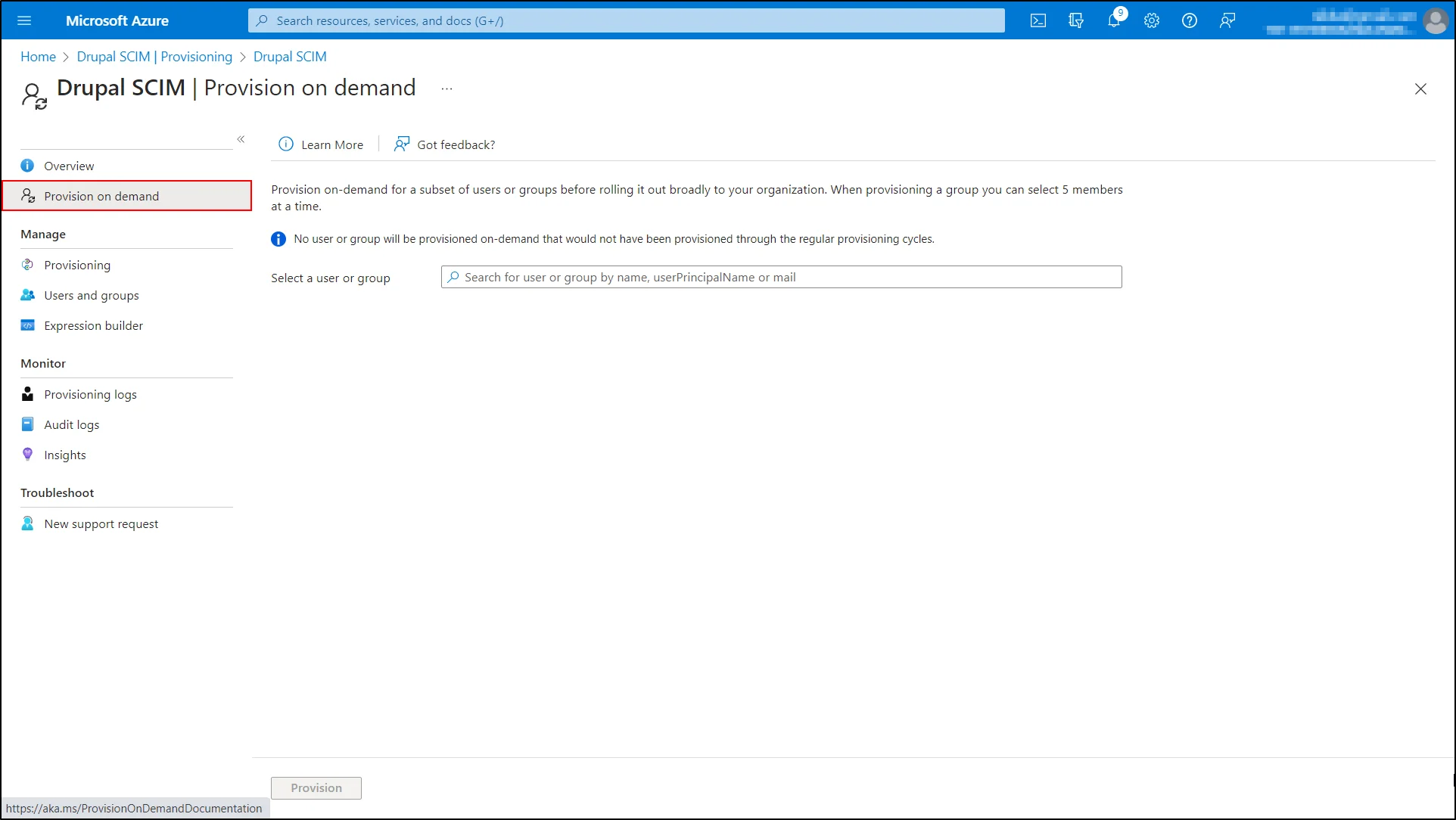 Azure-AD-click-provisioning-on-demand