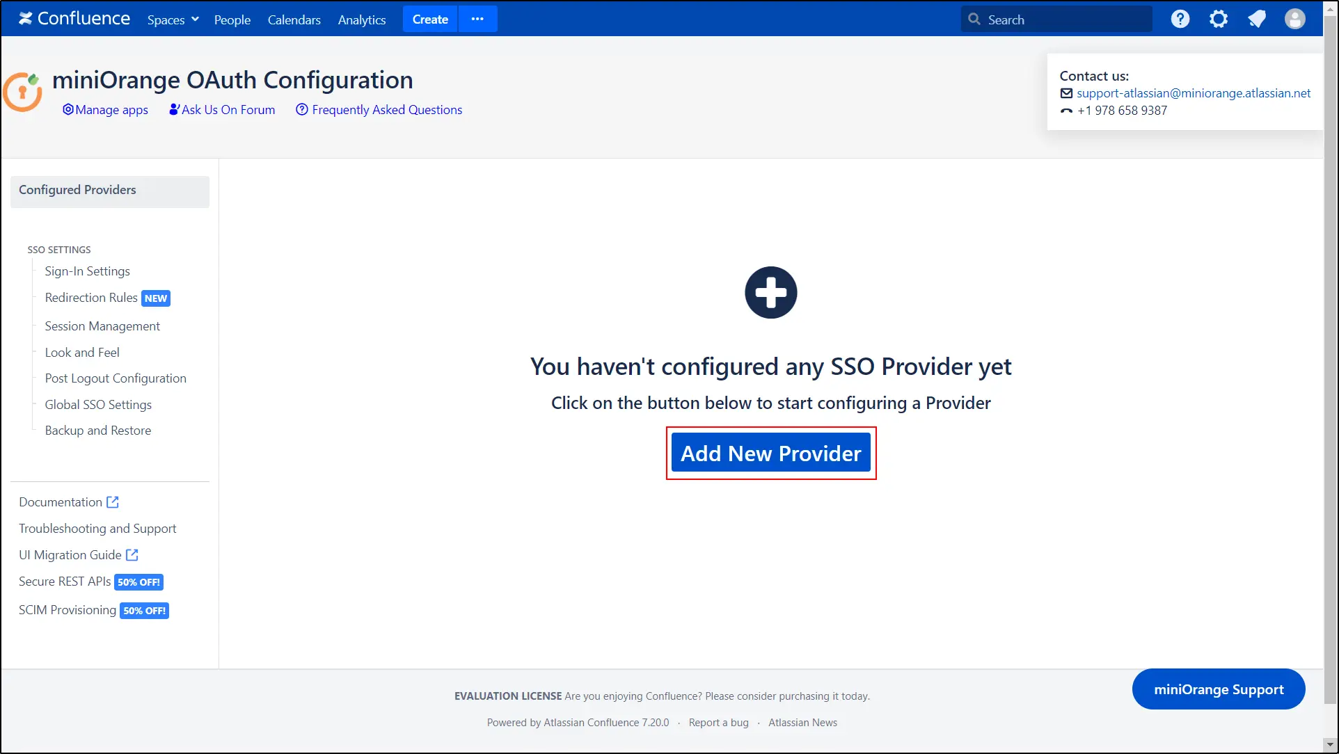  Drupal Confluence OAuth OIDC Provider - Click on Add New Provider