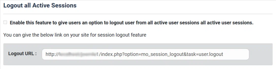 Configure Joomla Session Management Plugin