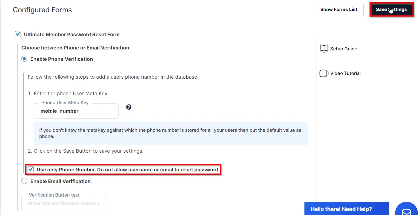 OTP Verification WooCommerce Registration Form do not allow users