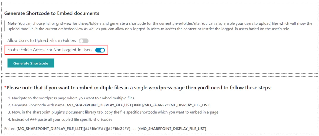 WordPress SharePoint Integration | allow-non-logged-in-users