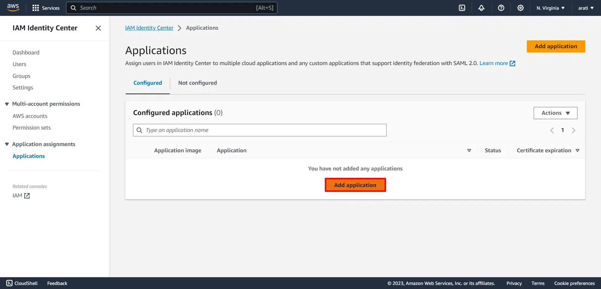 AWS Single Sign-On (SSO) into Joomla Create Applications
