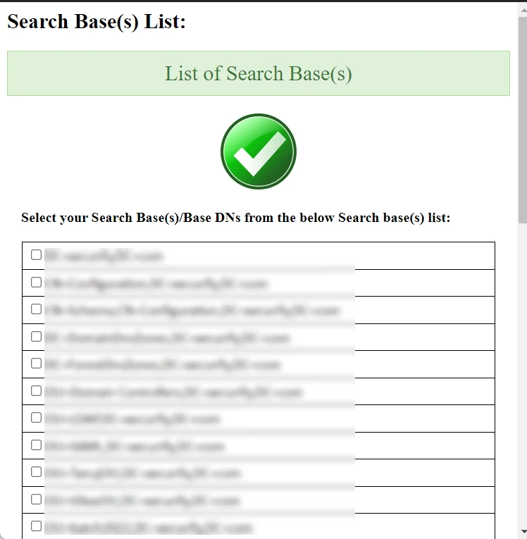LDAP Authentication WordPress list of search bases