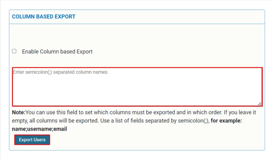 Joomla Import Export Utilisateurs,