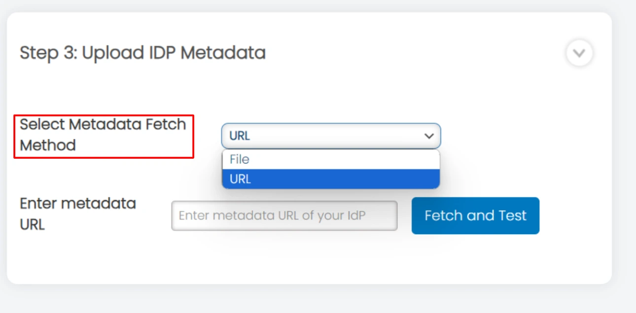 configure WP Azure Single Sign On | Upload Metadata Options