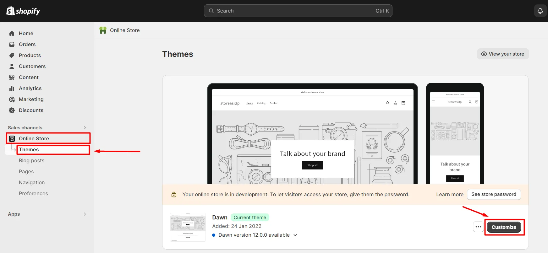SSO using Shopify as IDP - theme customization