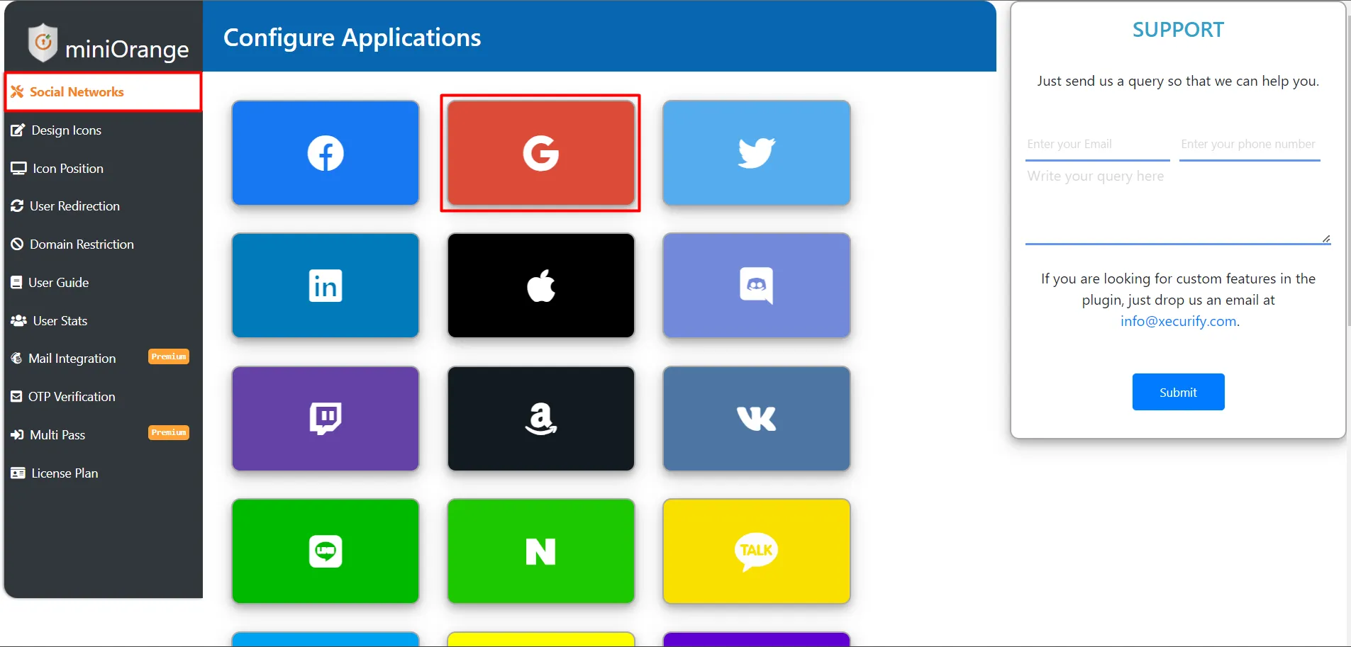Setup Guide for Social login using - Google- Shopify as IDP