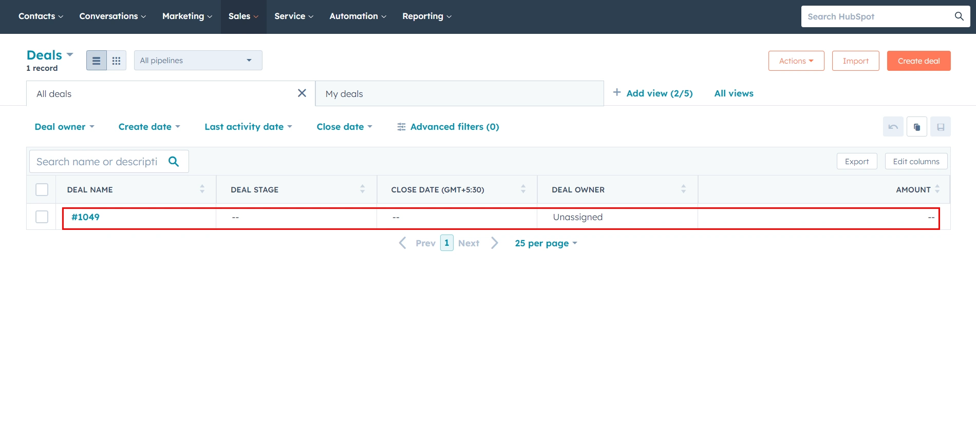 Sync Orders and Deals between Shopify and HubSpot