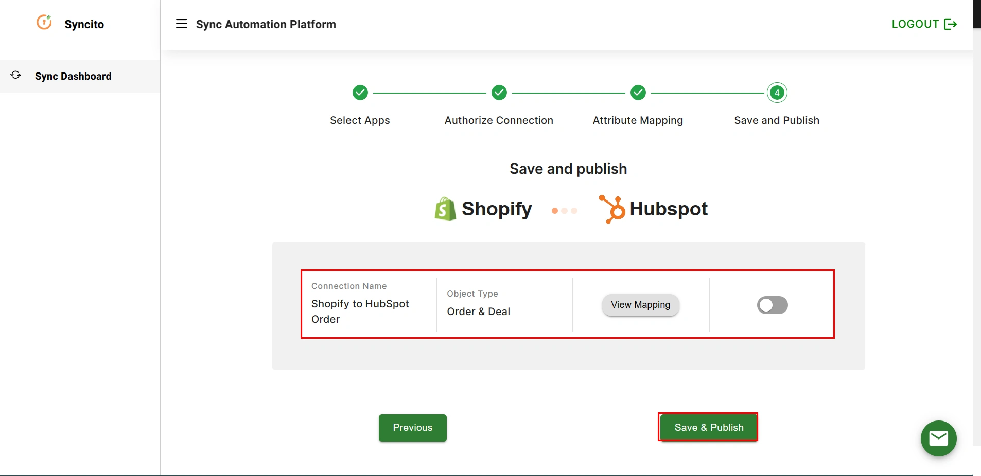Sync Orders and Deals between Shopify and HubSpot
