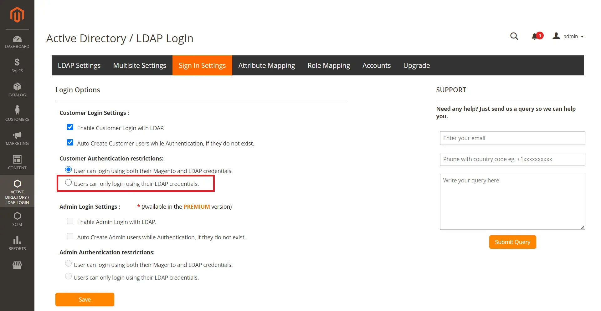 Magento LDAP Login and Active Directory SSO Enable Login with LDAP