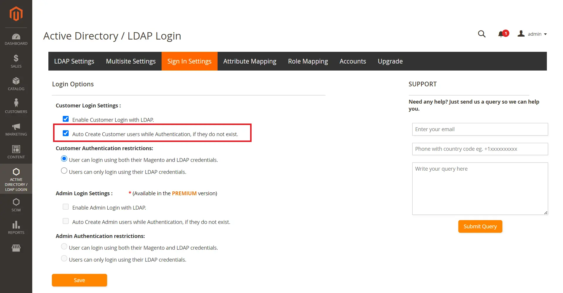Magento LDAP Login and Active Directory SSO Enable Login with LDAP