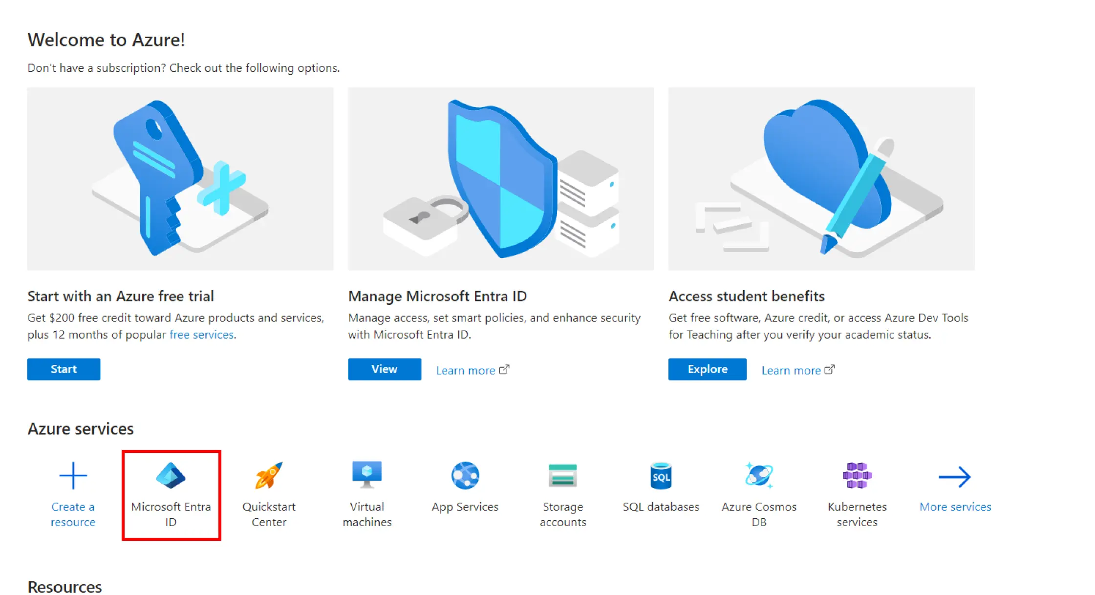 Aprovisionamiento de usuarios con Azure AD de SCIM Standard: inicie sesión en el portal de Azure AD y seleccione MS Entra ID