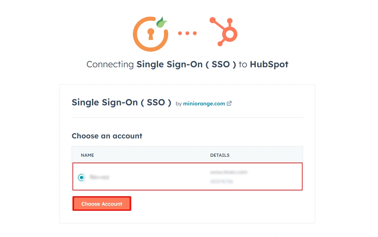 Enable  HubSpot Single Sign-On(SSO)  Login 
