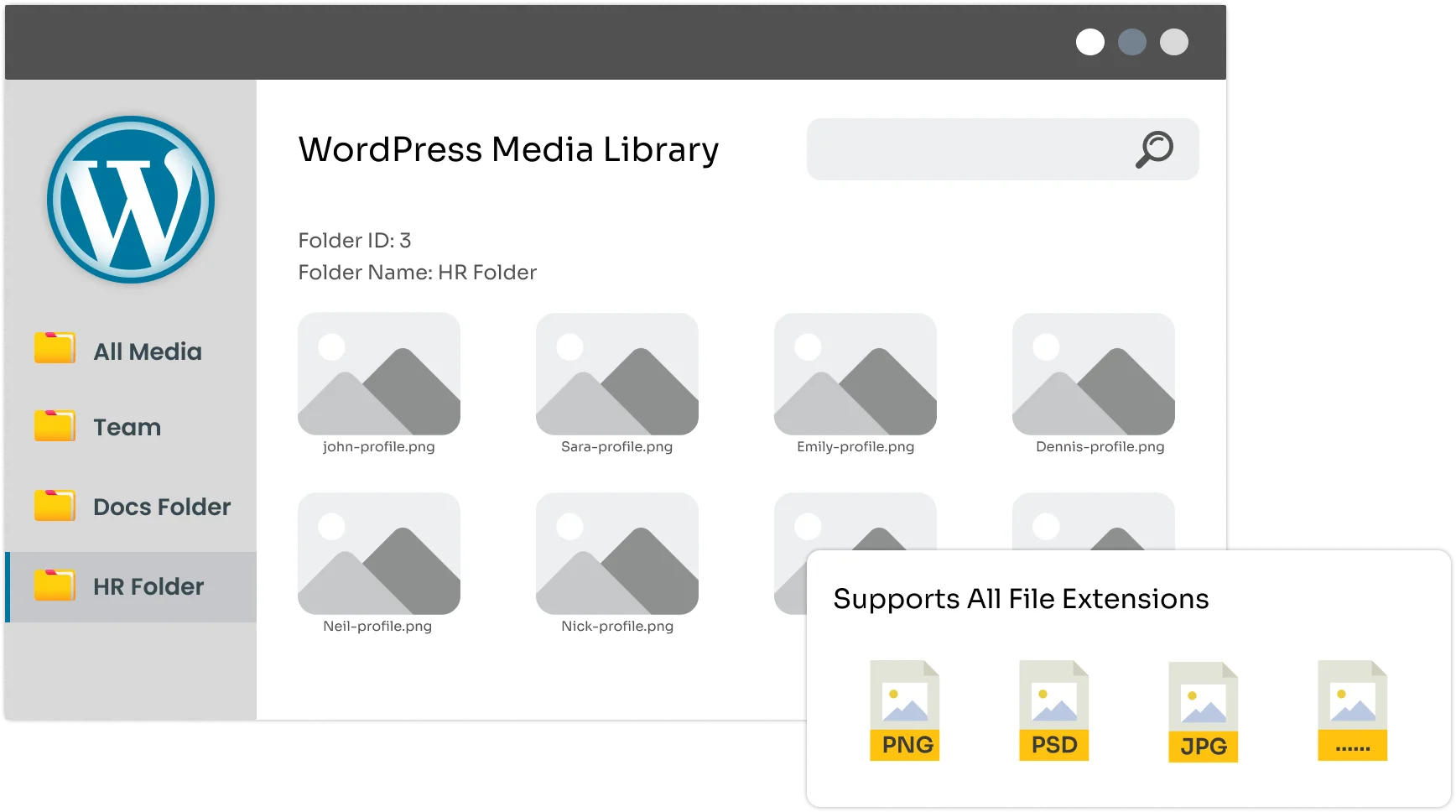 wordpress メディア管理と制限 - ライブラリを整理する