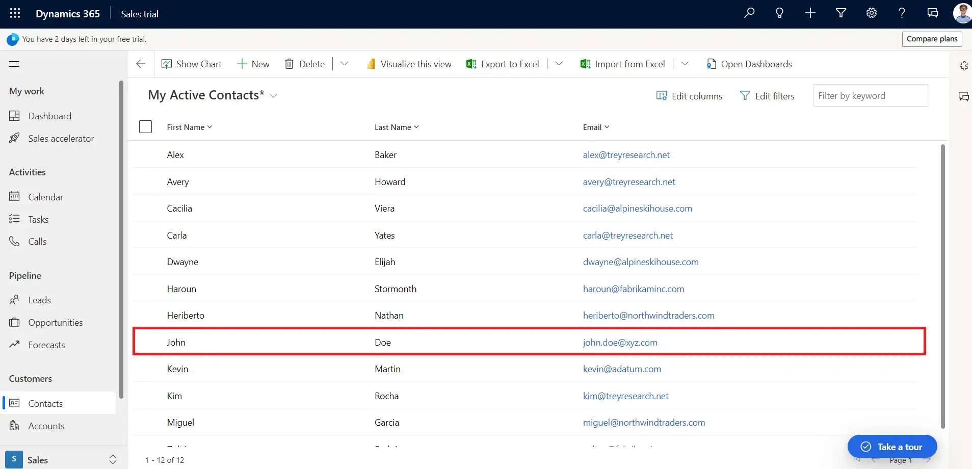 Dynamics 365 integration with WP Gravity Form plugin | Synced form data