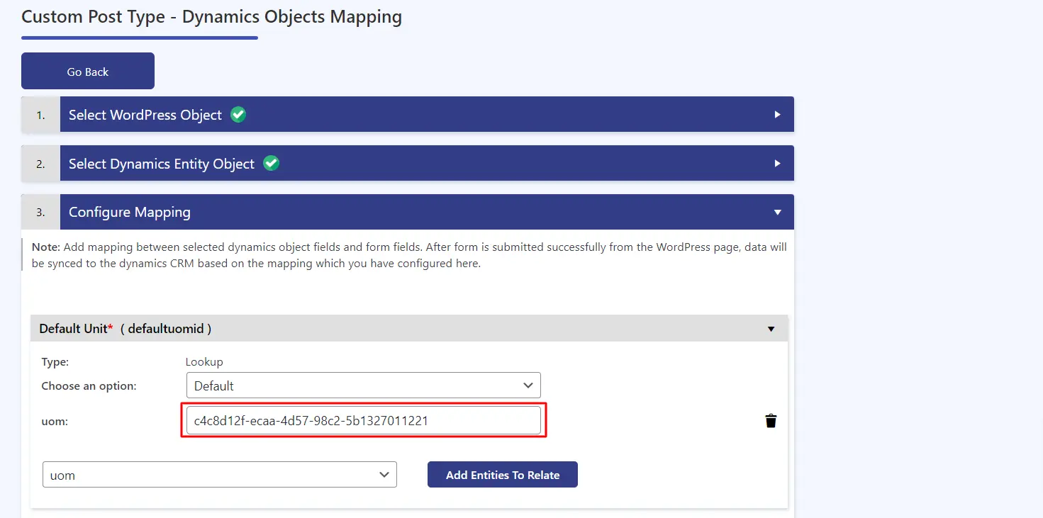WooCommerce Object Sync with Dynamics CRM | Add New mapping