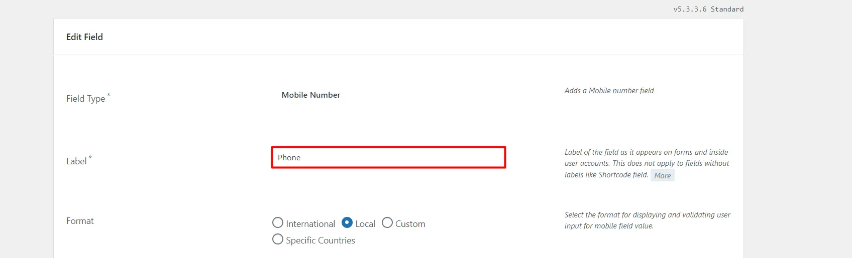 OTP Verification Custom User Registration Form Builder (Registration Magic) Click on Add Field
