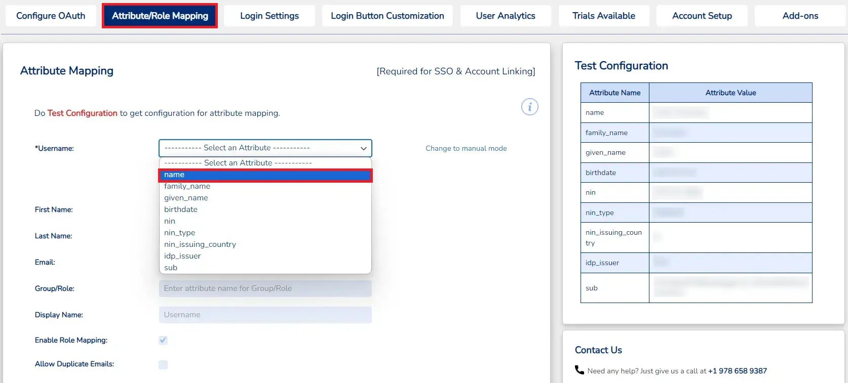 Signicat Single Sign-On (SSO) - attribute/role mapping