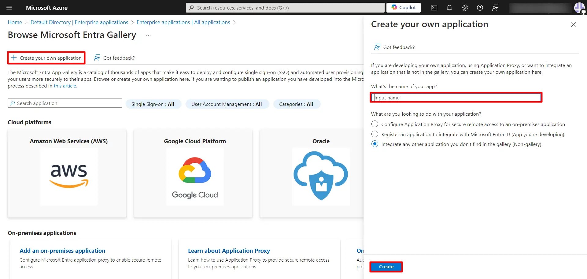 SCIM User Provisioning with Azure AD - Create own application