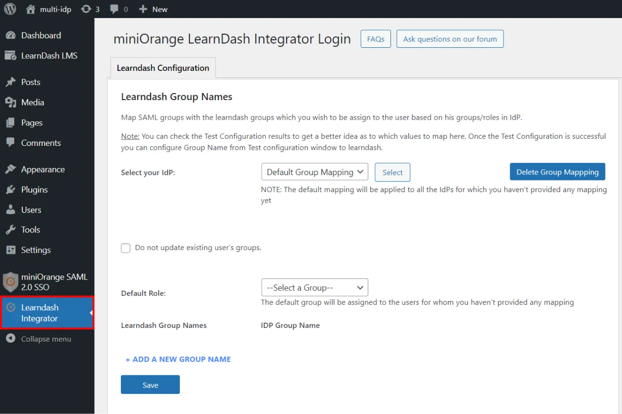 WordPress LearnDash Integration  - LearnDash Integrator Add-on