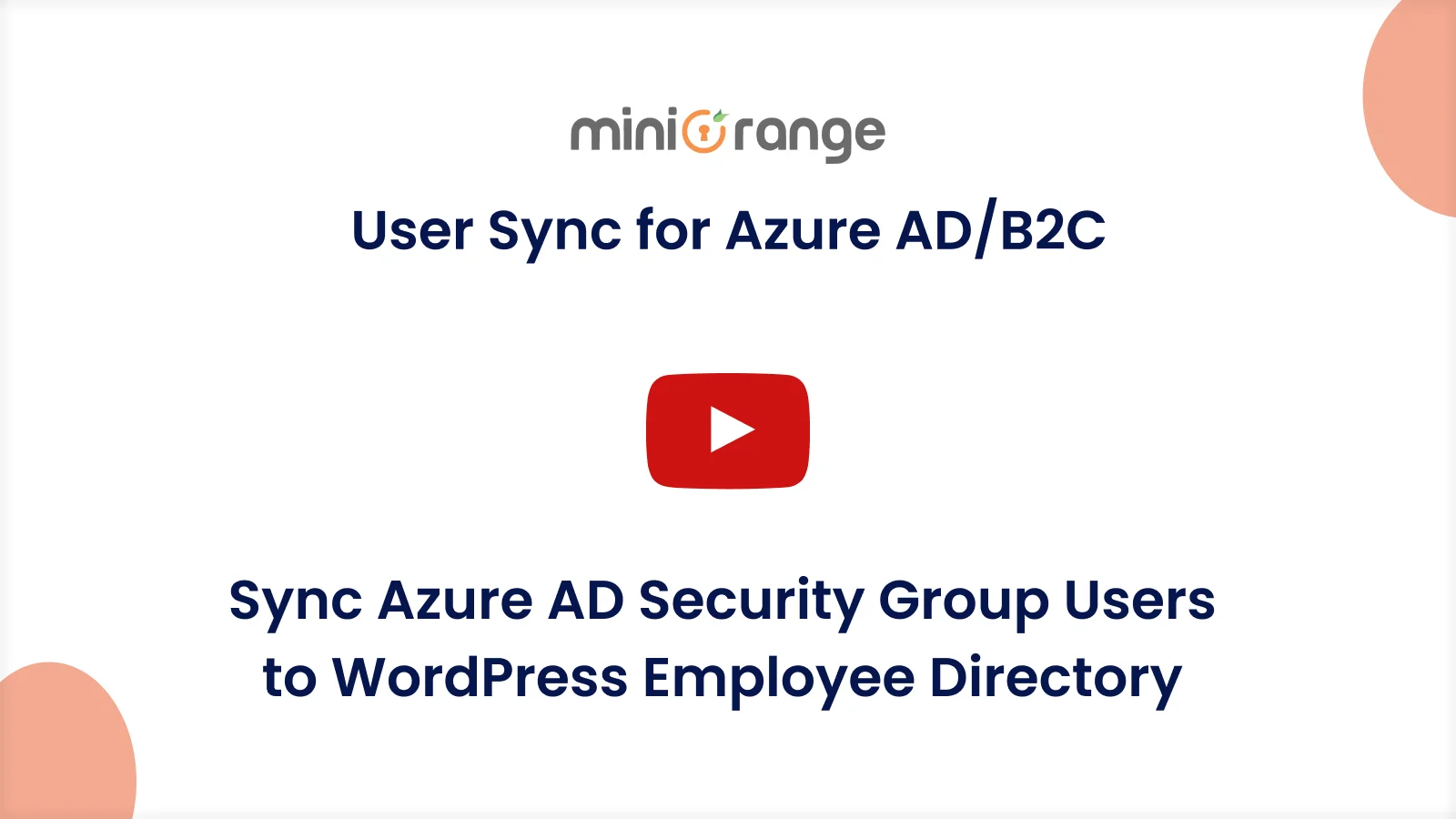 WordPress Azure AD/Entra ID IntegrationAzure Bidirectional Data Synchronization | Banner Image