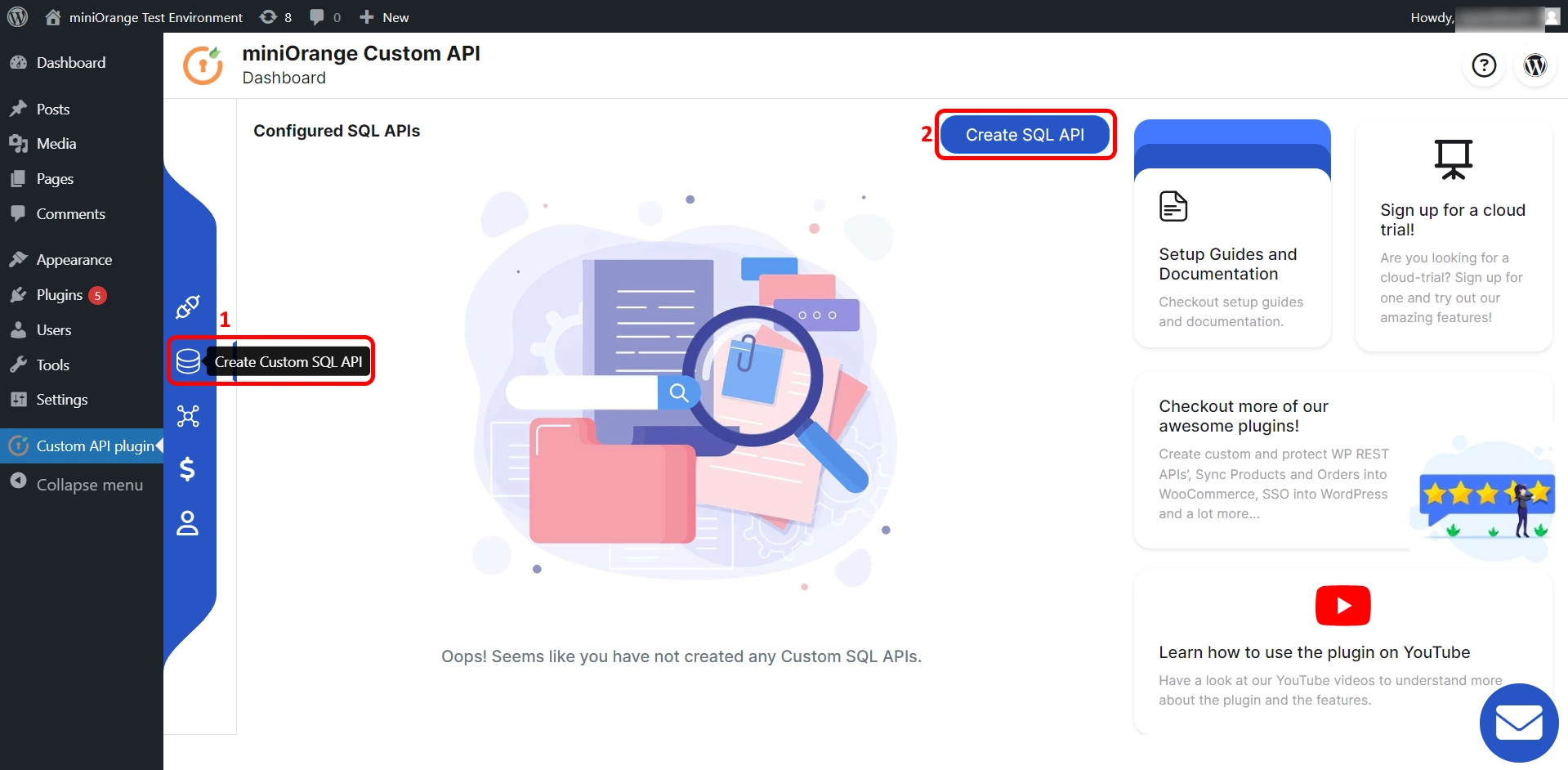 WordPress custom SQL query-GET method