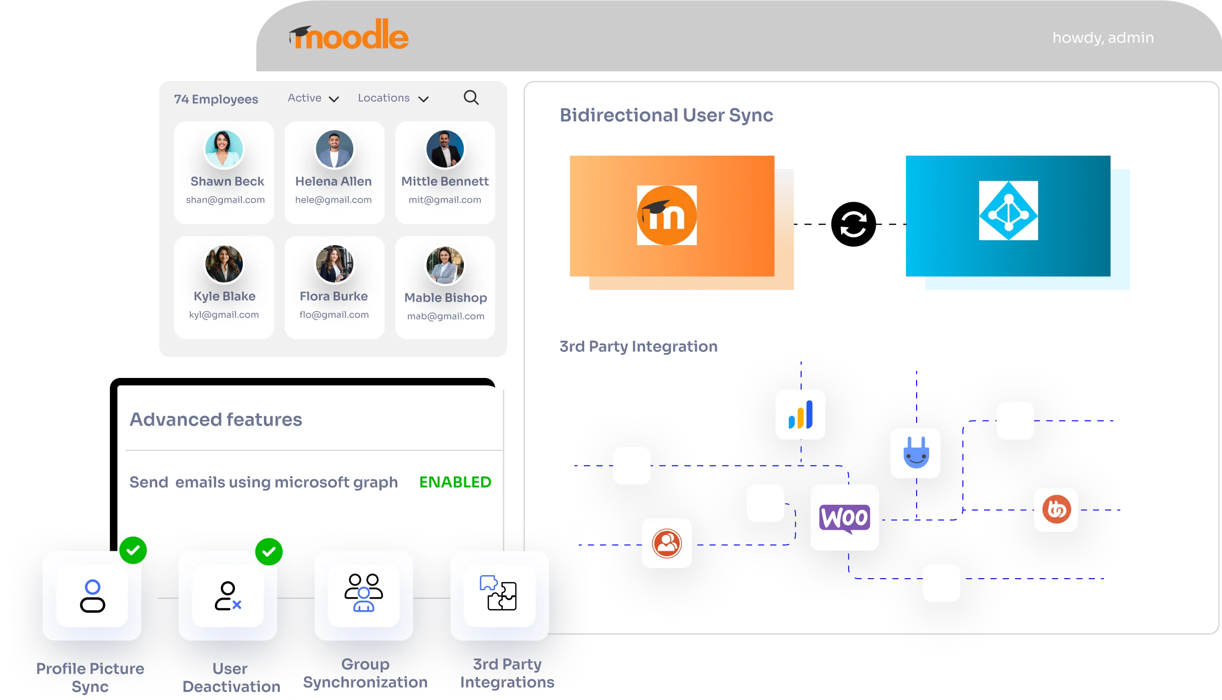 Moodle SSO Plugins | User-Sync