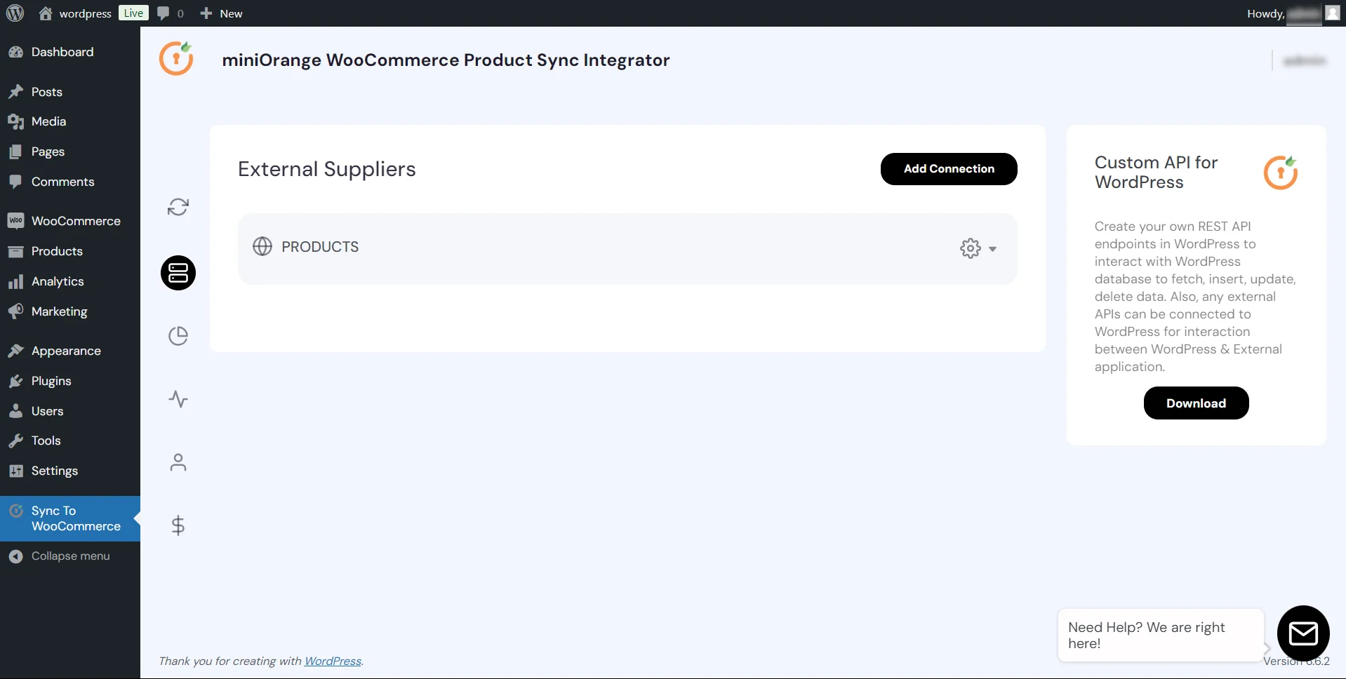 WooCommerce Product Sync - sync analytics