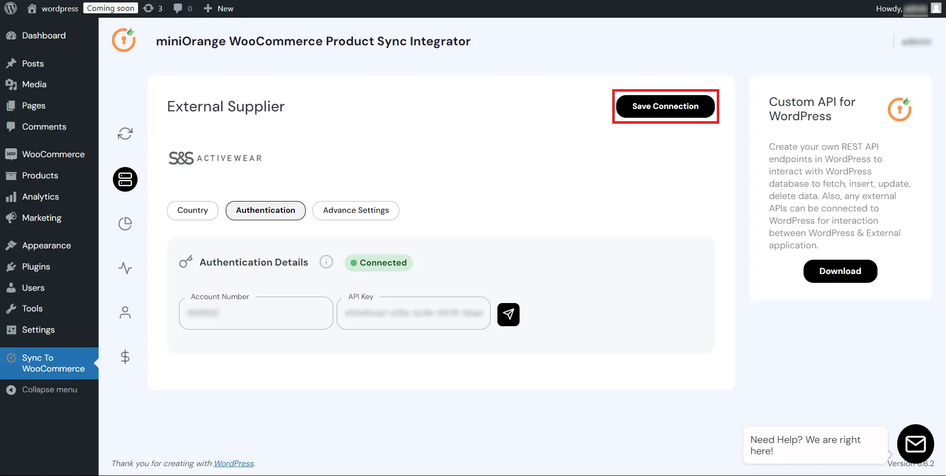 WooCommerce Product Sync - sync analytics