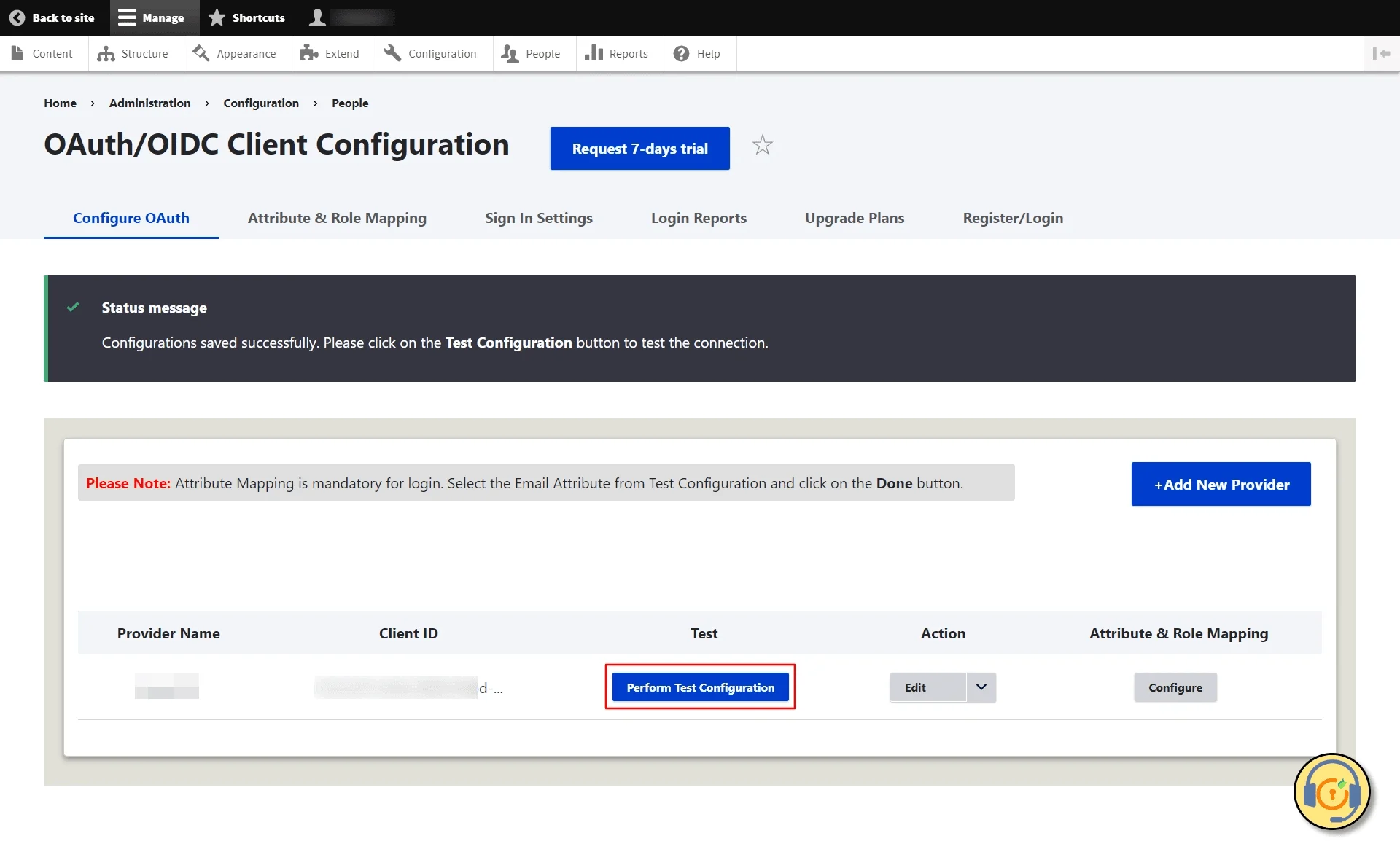 Connect2id sso login with drupal OAuth OpenID Single Single On DeviantArt test Configuration