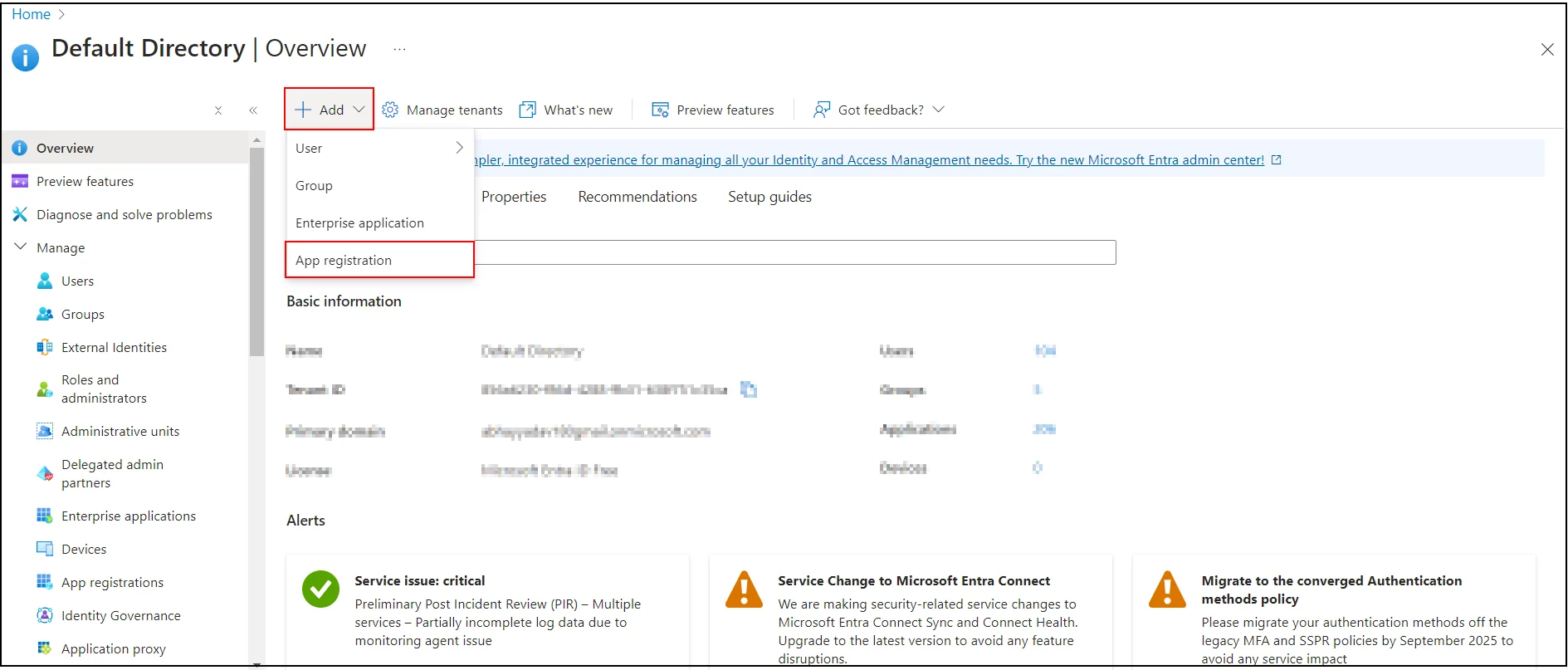 Office 365 SAML SSO with Office 365 as IDP, New-App-registration