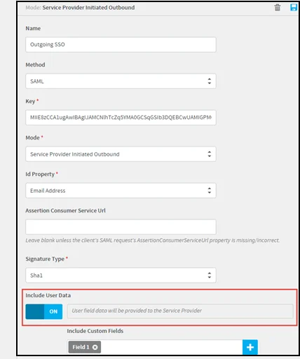 Absorb LMS include user data