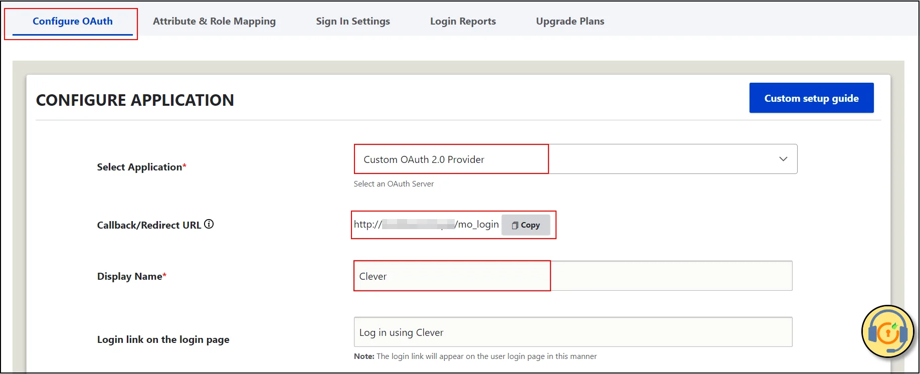 Drupal oauth client configure oauth tab