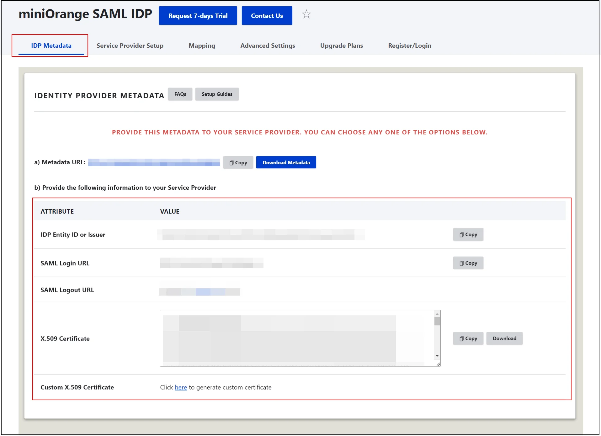 Drupal-SAML-IDP-Single-Sign-On-download-the-metadata