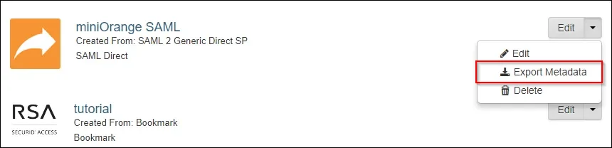 drupal-saml-sp-export-RSA-metadata