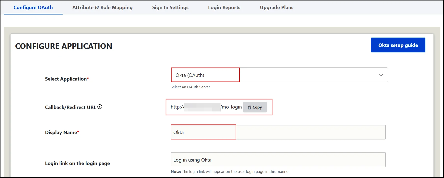 Drupal oauth client configure oauth tab