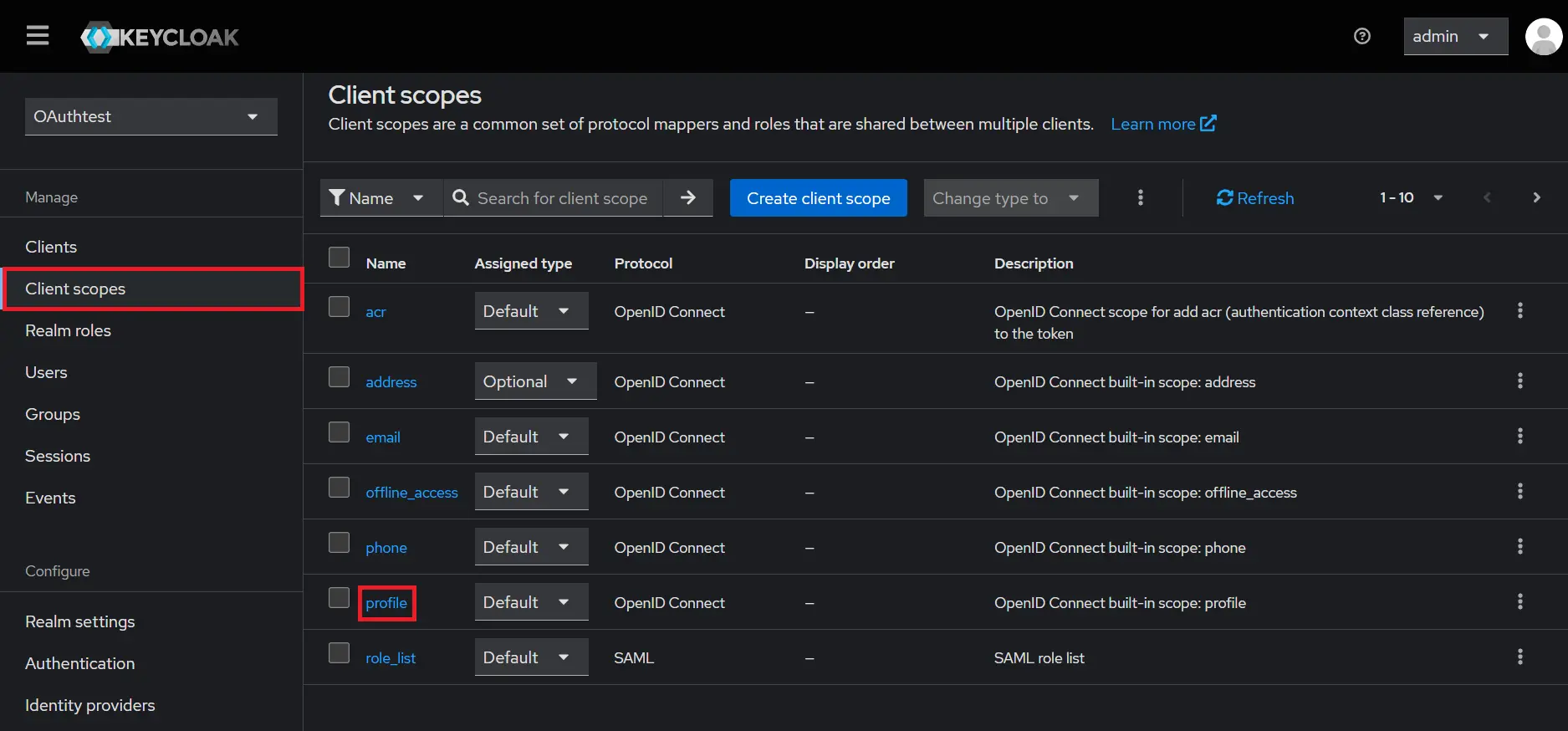 wordpress oauth client plugin sso : test configuration - role mapping