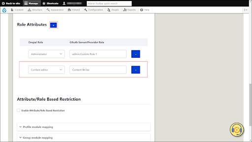 Drupal OAuth Client - Custom Role mapping - Add Roles