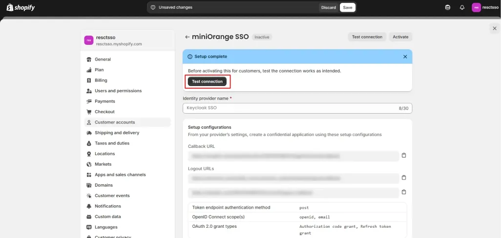 Make default - Shopify miniOrange SSO