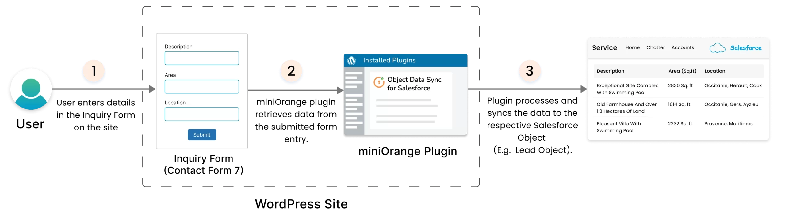 Salesforce Web to Lead WordPress Solution Custom Form