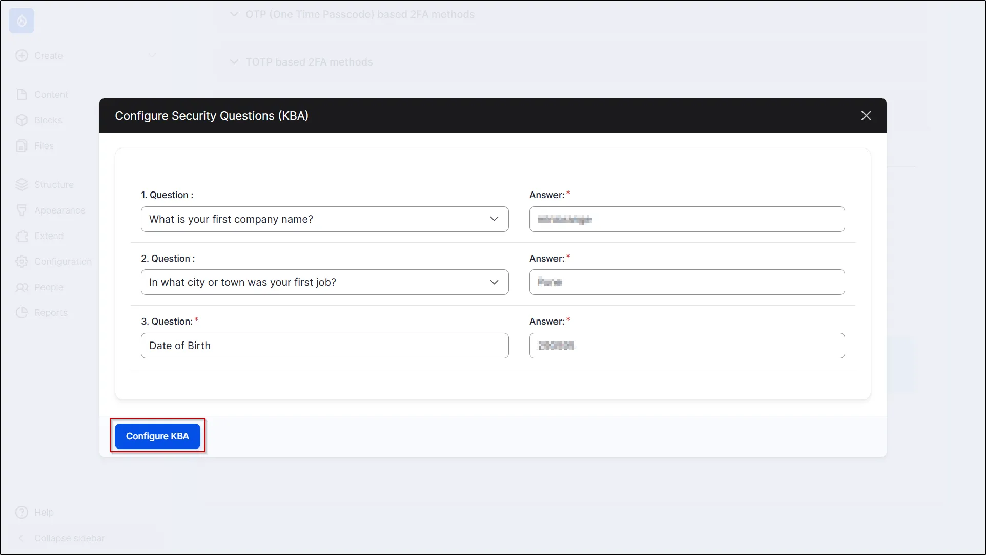 Drupal-2FA-KBA-Select-Questions-Configure-KBA
