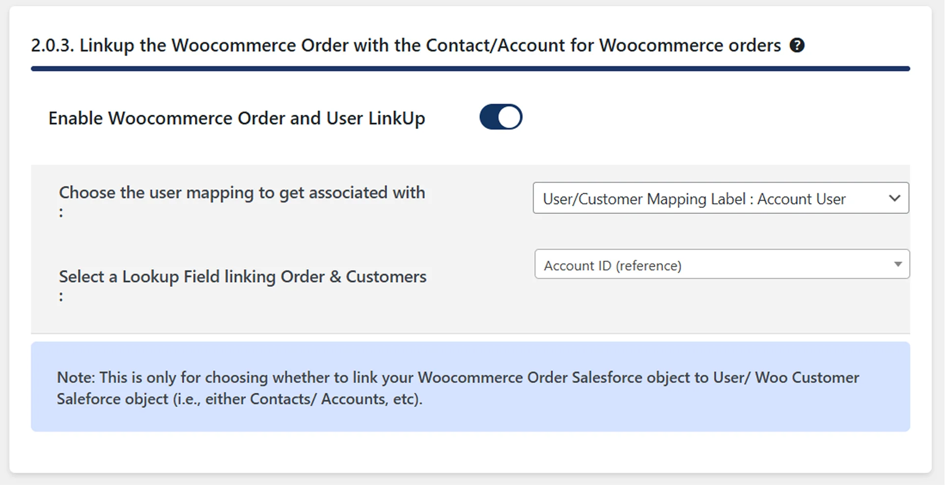 WooCommerce Data Sync to Salesforce Object | Linkup the WooCommerce Order with Contact or Account for WooCommerce Orders