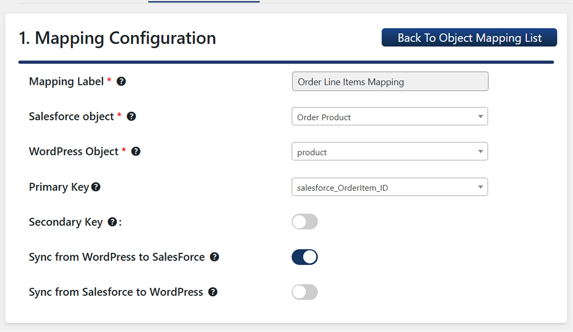 WooCommerce Data Sync to Salesforce Object | WooCommerce Product to Salesforce Order Product Mapping