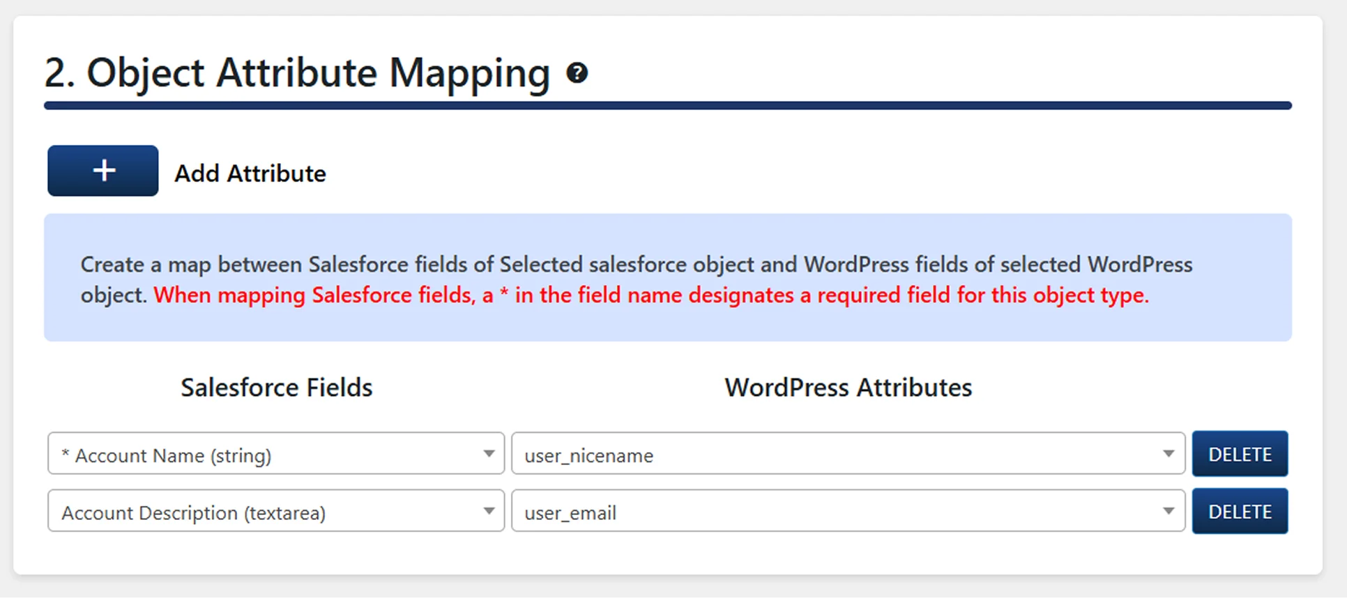 WooCommerce Data Sync to Salesforce Object | WordPress User to Salesforce Account Attribute Mapping