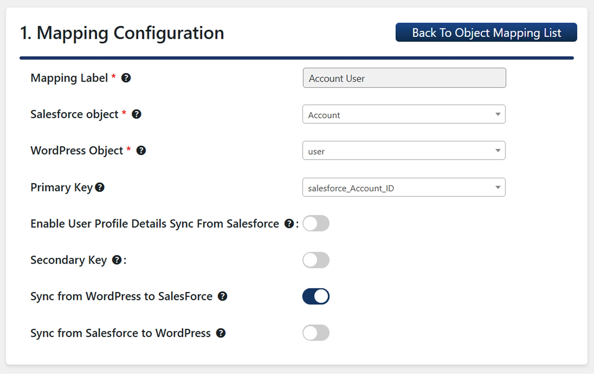 WooCommerce Data Sync to Salesforce Object | WordPress User to Salesforce Account Mapping
