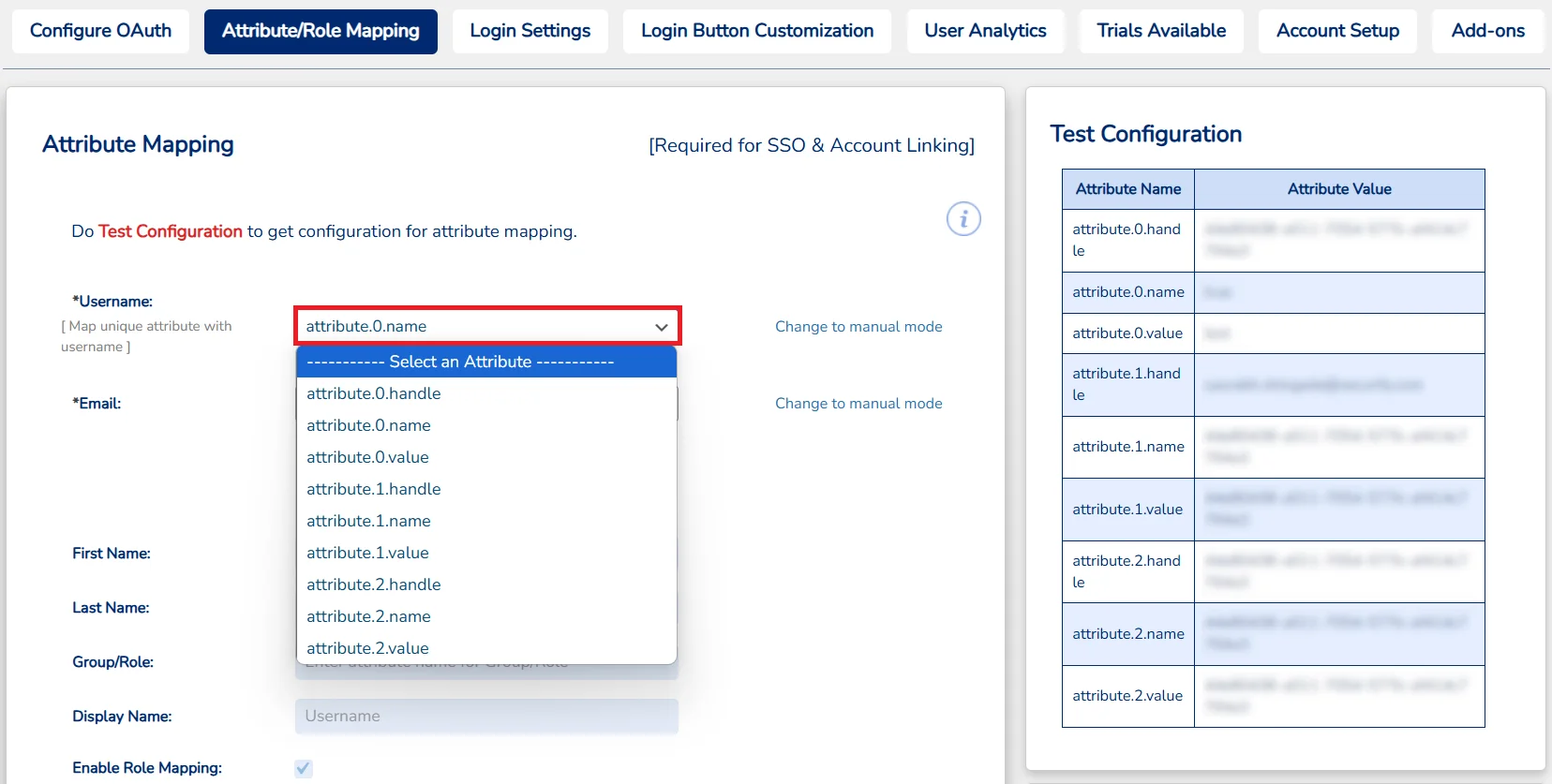 ID.me B2C Single Sign-on (SSO) - WordPress Attribute Mapping