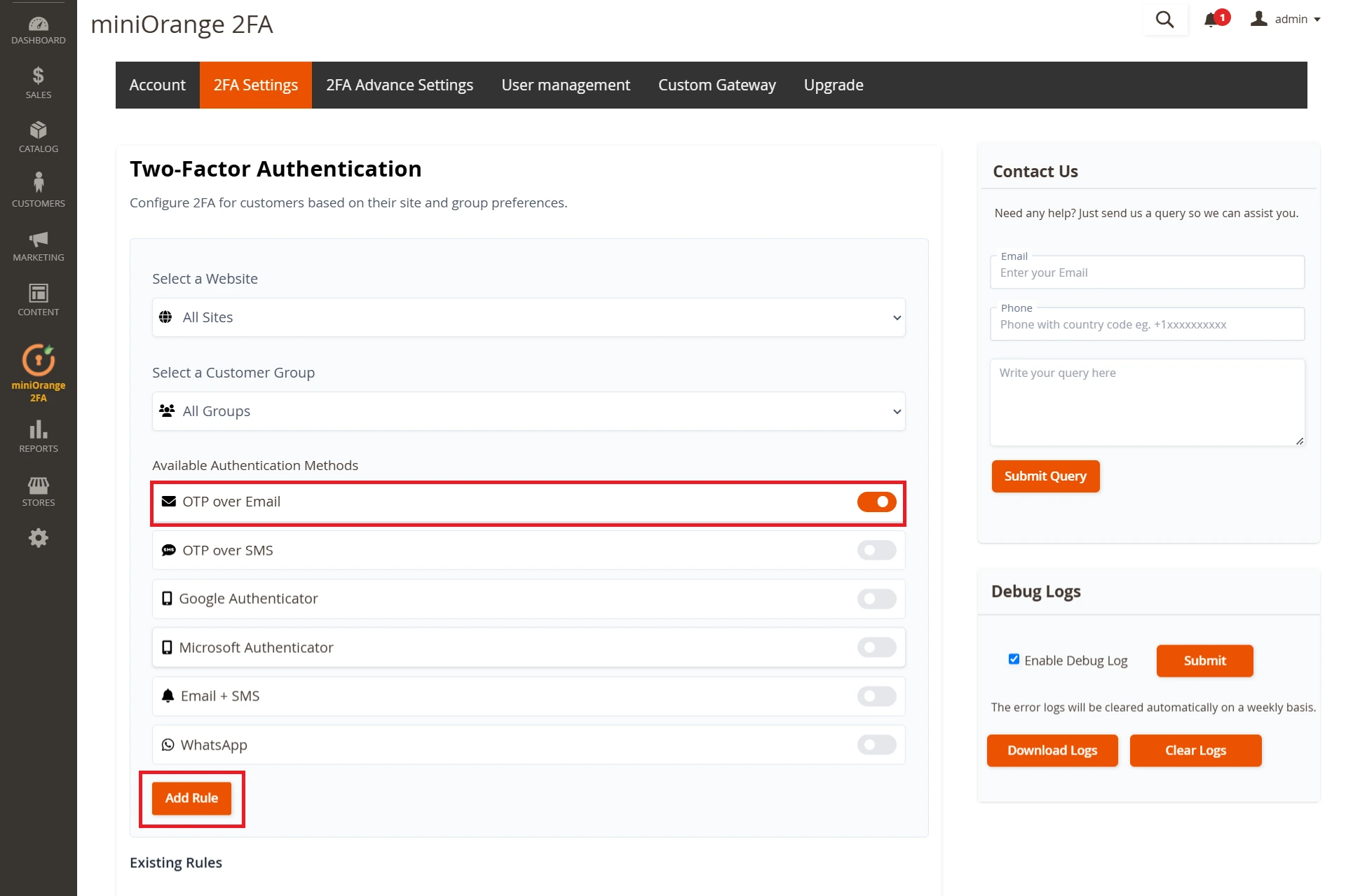 Magento 2FA - Magento 2 Two Factor Authentication - 2FA for Magento 2