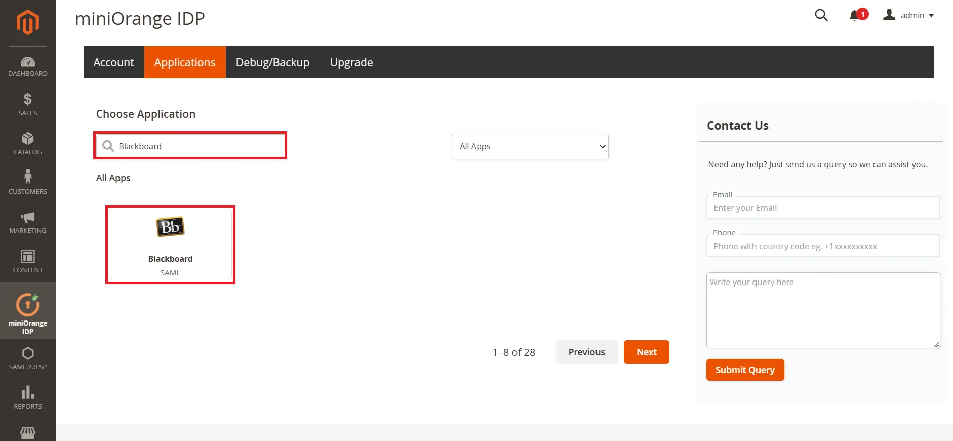 Login With Magento Users | Blackboard SSO | Magento SAML IDP SSO