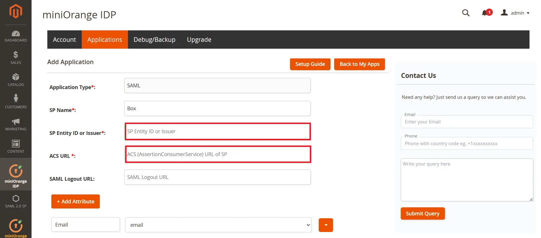 Magento SAML IDP  | Login with Magento Users - Magento Box SSO