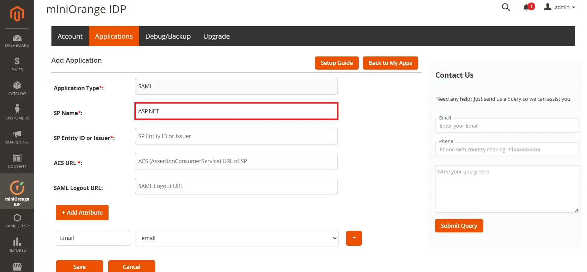 Magento SAML IDP  | Login with Magento Users - Magento ASP.NET SSO
